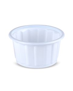 SUPER TOUCH PLASTIC ROUND CONTAINER WHITE 350CC W/LID 1000PC