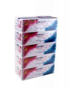 SUPER TOUCH Facial Tissue Box 2 Ply 150 Sheets 