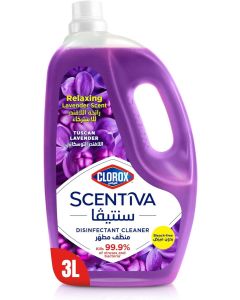 CLOROX SCENTIVA DISINFECTANT FLOOR CLEANER 3 LTR LAVENDAR SCENT