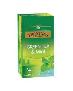 TWININGS GREEN MINT TEA 25X2GM