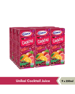 UNIKAI UHT COCKTAIL NECTAR  9X250ML