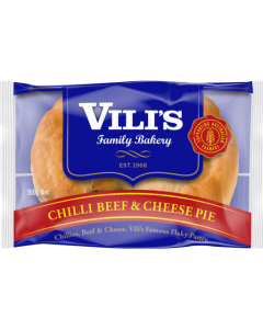 VILIS CHILLI BEEF & CHEESE PIE FROZEN 160GM 