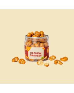 VOCCA CASHEW DRAGES IN WHITE CHOCOLATE(MARBLE) 250G
