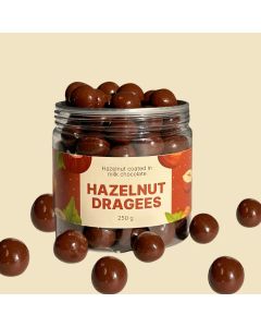 VOCCA HAZELNUTS DRAGEES IN MILK CHOCOLATE 250G