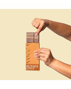 VOCCA LOTUS KUNAFA CHOCOLATE BAR MILK CHOCOLATE 120G