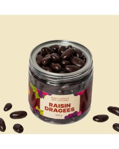 VOCCA RAISINS DRAGEES IN DARK CHOCOLATE 300G