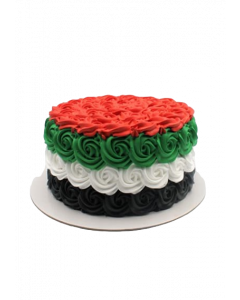 NATIONAL DAY CAKE WITH FLAG 1KG