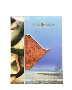 ROYAL CAVIAR SMOKED SALMON PEPPERED CHILLED 100GM