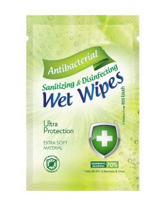ECO-TOUCH ANTIBACTERIAL WET WIPES 1X1000
