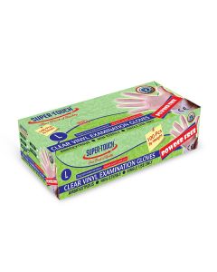 SUPER TOUCH VINYL GLOVES POWDER FREE (XL), 10 X 100
