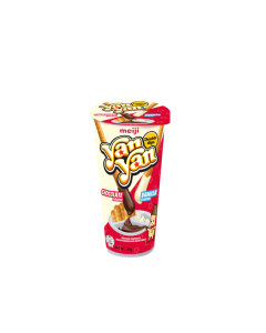 MEIJI YAN YAN MILK AND CHOCOLATE CREAM BISCUITS 44GM